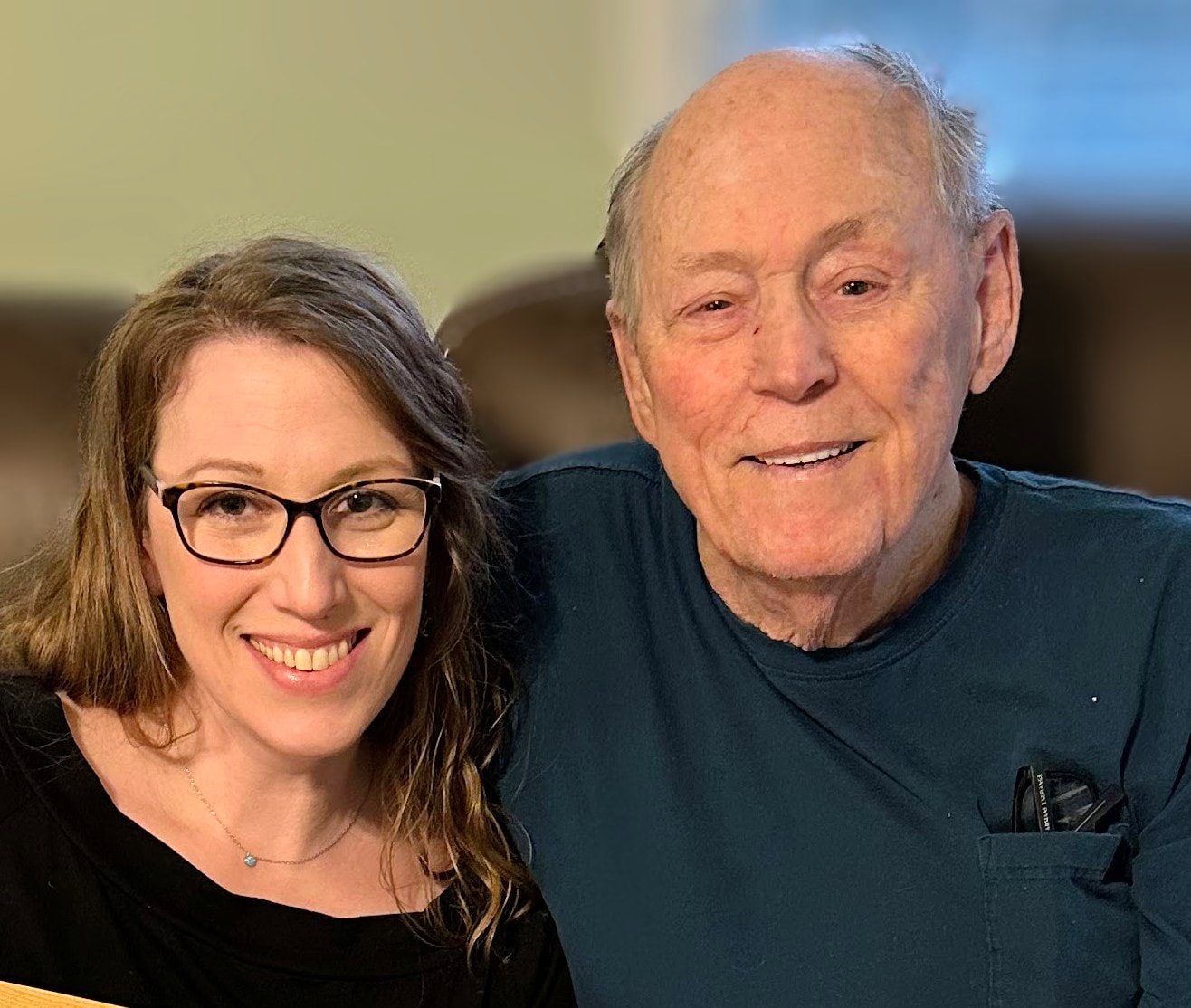 Kristen with Roger Legg